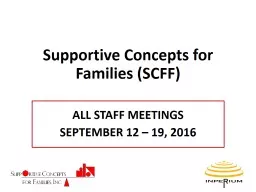 Supportive Concepts for Families (SCFF)