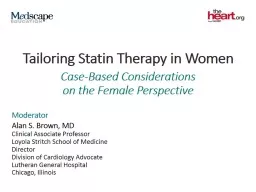 Tailoring Statin Therapy in Women