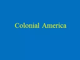 Colonial America Early Attempts