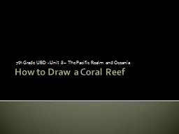 How to Draw a Coral Reef