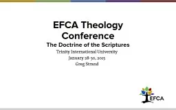 EFCA Theology Conference