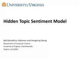 Hidden Topic Sentiment Model