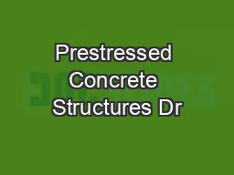 Prestressed Concrete Structures Dr