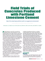 JANUARY   ortland limestone cement PLC is produced by