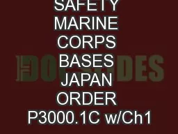 TYPHOON SAFETY MARINE CORPS BASES JAPAN ORDER P3000.1C w/Ch1