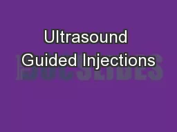 Ultrasound Guided Injections