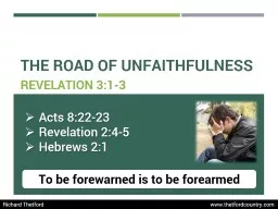 The Road of Unfaithfulness