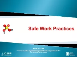 Safe Work Practices SAND No. 2011-0785C