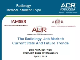 The Radiology Job Market: