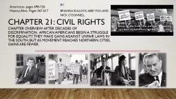 Chapter 21: Civil Rights