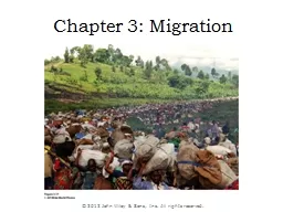 Chapter 3: Migration © 2012 John Wiley & Sons, Inc. All rights reserved.