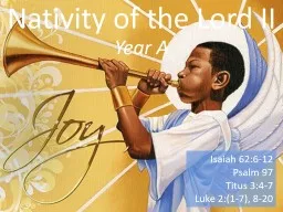 Nativity of the Lord II Year A