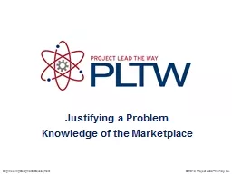 Justifying a Problem  Knowledge of the Marketplace