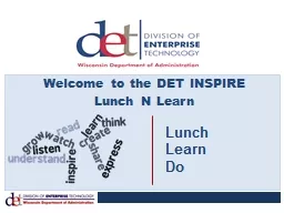 Welcome to the DET INSPIRE