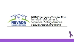 NHD Emergency Transfer Plan