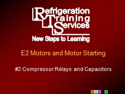E2 Motors and Motor Starting