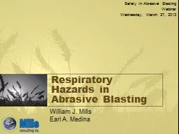 Respiratory Hazards in Abrasive Blasting