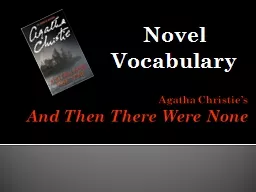 Agatha Christie’s And Then There Were None