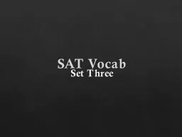 SAT Vocab Set Three Affable (adj.)