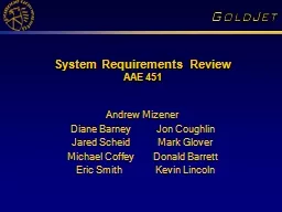 System Requirements Review
