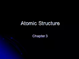 Atomic Theory & Structure