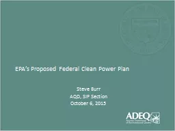 EPA’s Proposed Federal