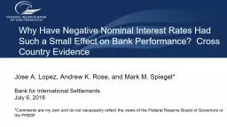 Why  Have Negative Nominal Interest Rates Had Such a Small Effect