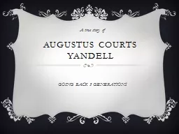Augustus Courts  Yandell