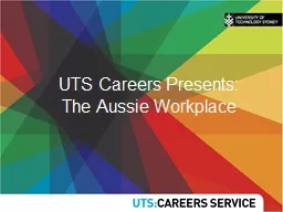 UTS Careers Presents: The Aussie Workplace