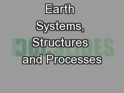 Earth Systems, Structures and Processes