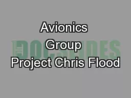 Avionics Group Project Chris Flood