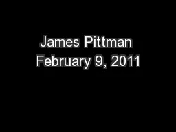 James Pittman February 9, 2011