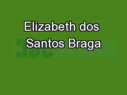 Elizabeth dos Santos Braga