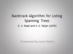 Backtrack Algorithm  for Listing