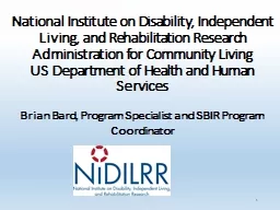National Institute on Disability, Independent Living, and Rehabilitation Research