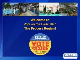 Welcome to  Vote on the Code 2015
