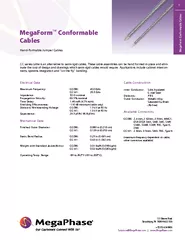 Mega form conformable cables