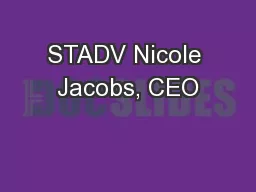 STADV Nicole Jacobs, CEO