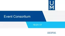 Event Consortium 10-31-17