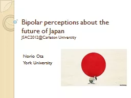 Bipolar  perceptions about the future of