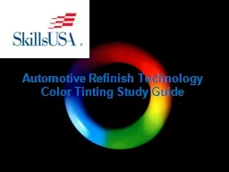 Automotive Refinish Technology