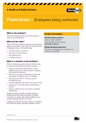 Pharmacy employees being confronte