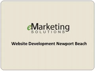 Website Development Newport Beach 