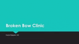 Broken Bow Clinic Kayla Klepper, M3