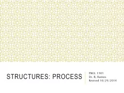 Structures: PROCESS ENGL 1301