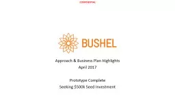 Approach & Business Plan Highlights