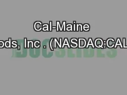 Cal-Maine Foods, Inc . (NASDAQ:CALM)
