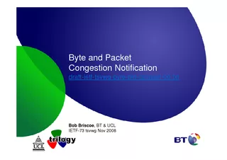 Byte and Packet Congestion Notification draftietftsvwg