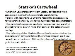 Statsky’s  Cartwheel  American