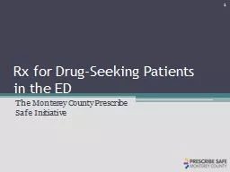 Rx for Drug-Seeking  Patients